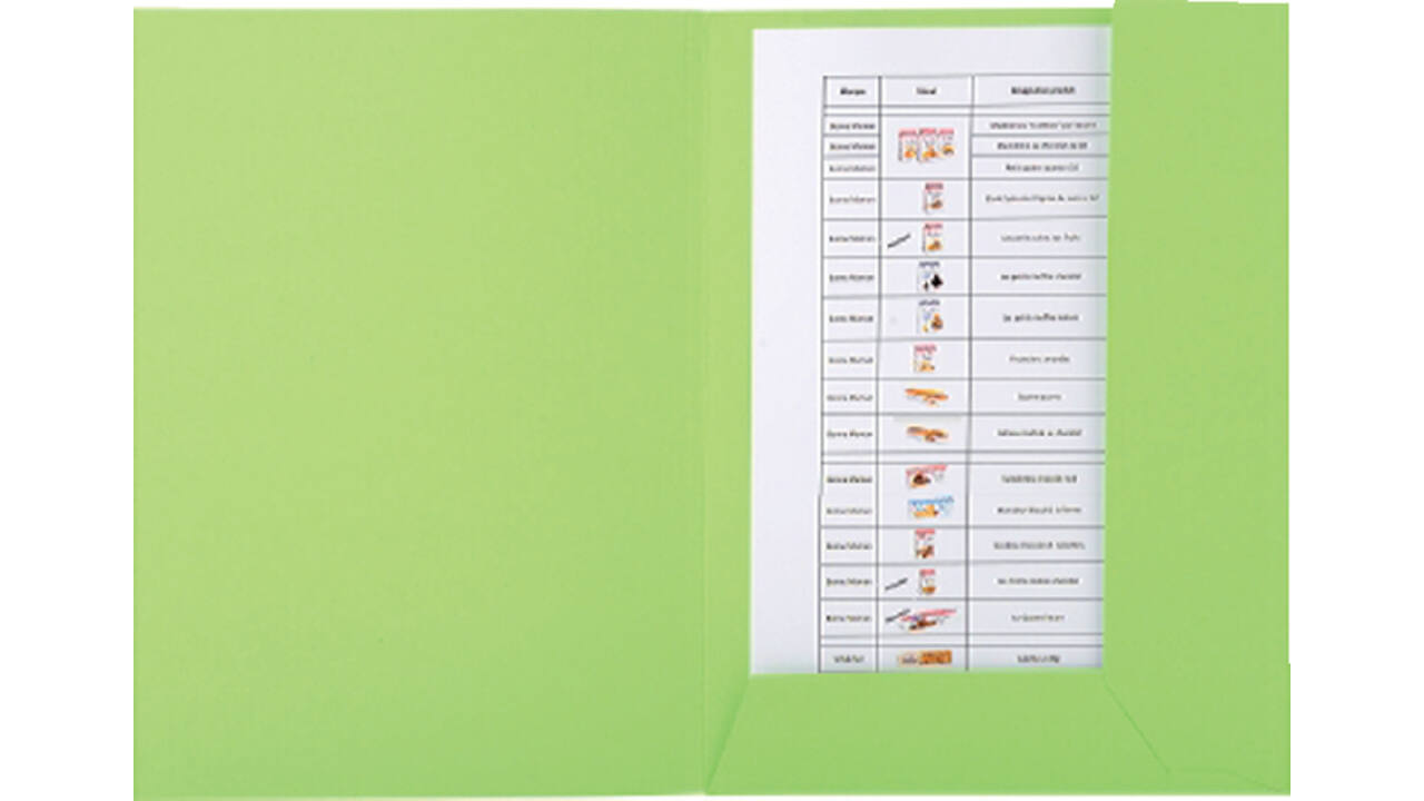 Dossiermap Exacompta Forever A4 2 kleppen 290gr groen