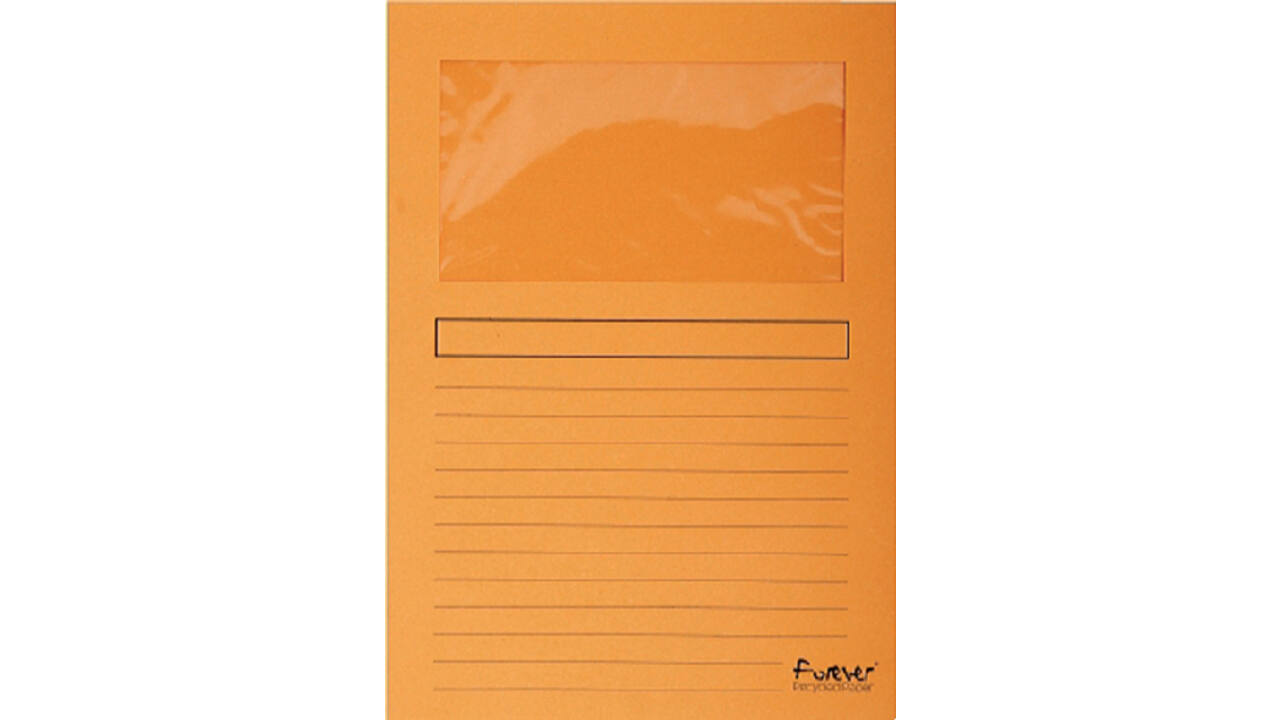 Venstermap Exacompta Forever L-model 120gr oranje 100 stuk