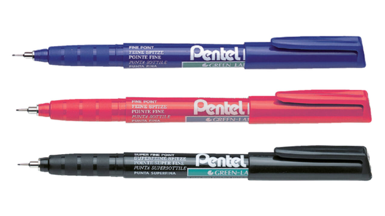 Fineliner Pentel NMF50 fijn rood