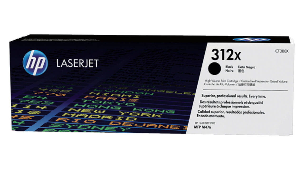 Tonercartridge HP CF380X 312X zwart