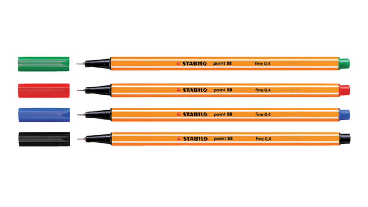 Fineliner STABILO point 88/22 fijn Pruisisch blauw