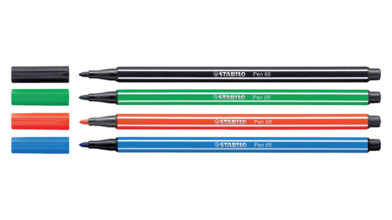 Viltstift STABILO Pen 68/16 medium licht smaragdgroen