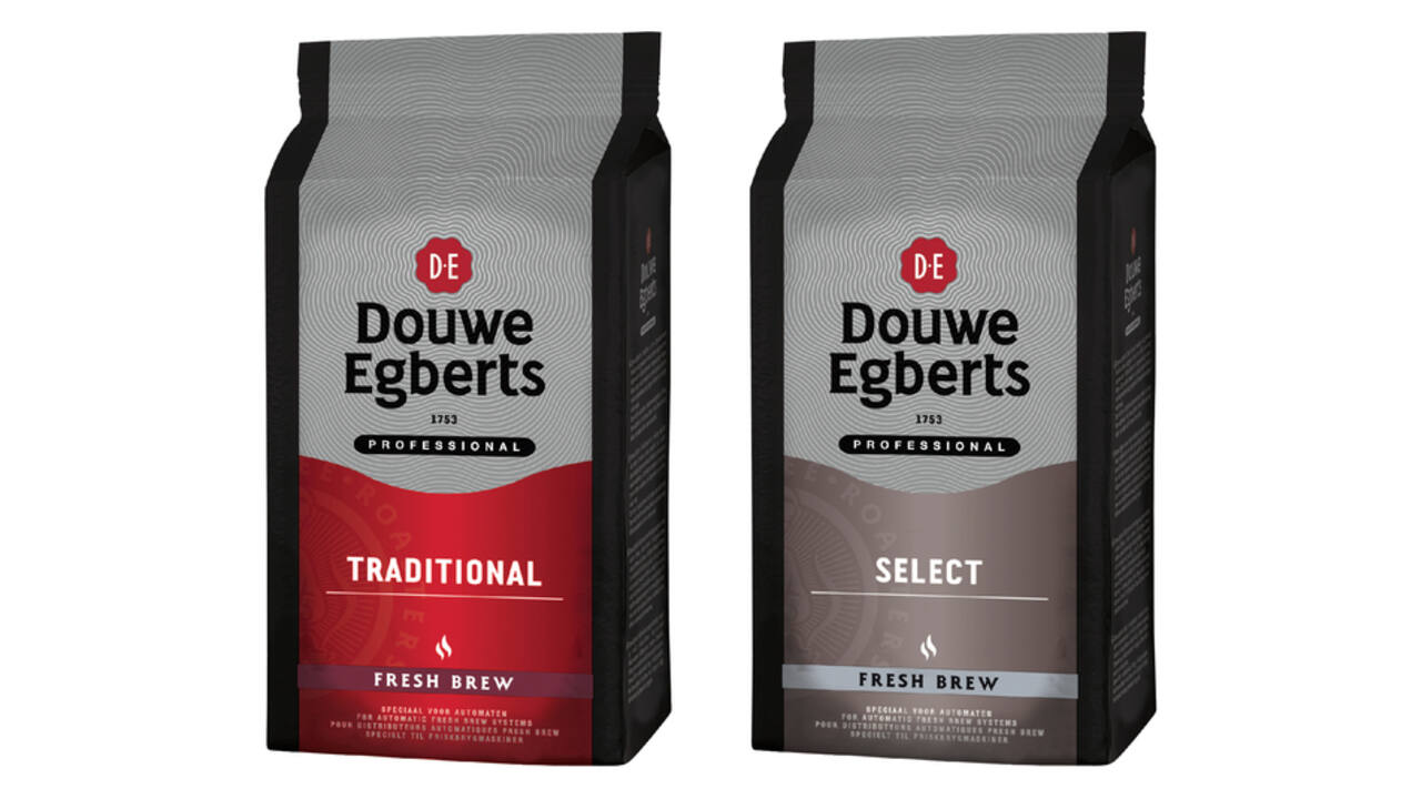 Koffie Douwe Egberts Fresh Brew voor automaten 1kg
