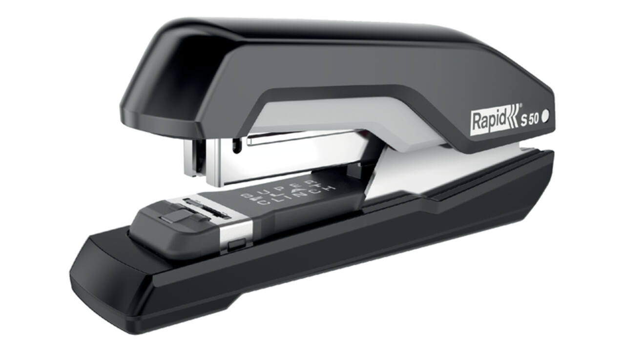 Bureaunietmachine Rapid Supreme fullstrip S50 50 vel zwart/grijs