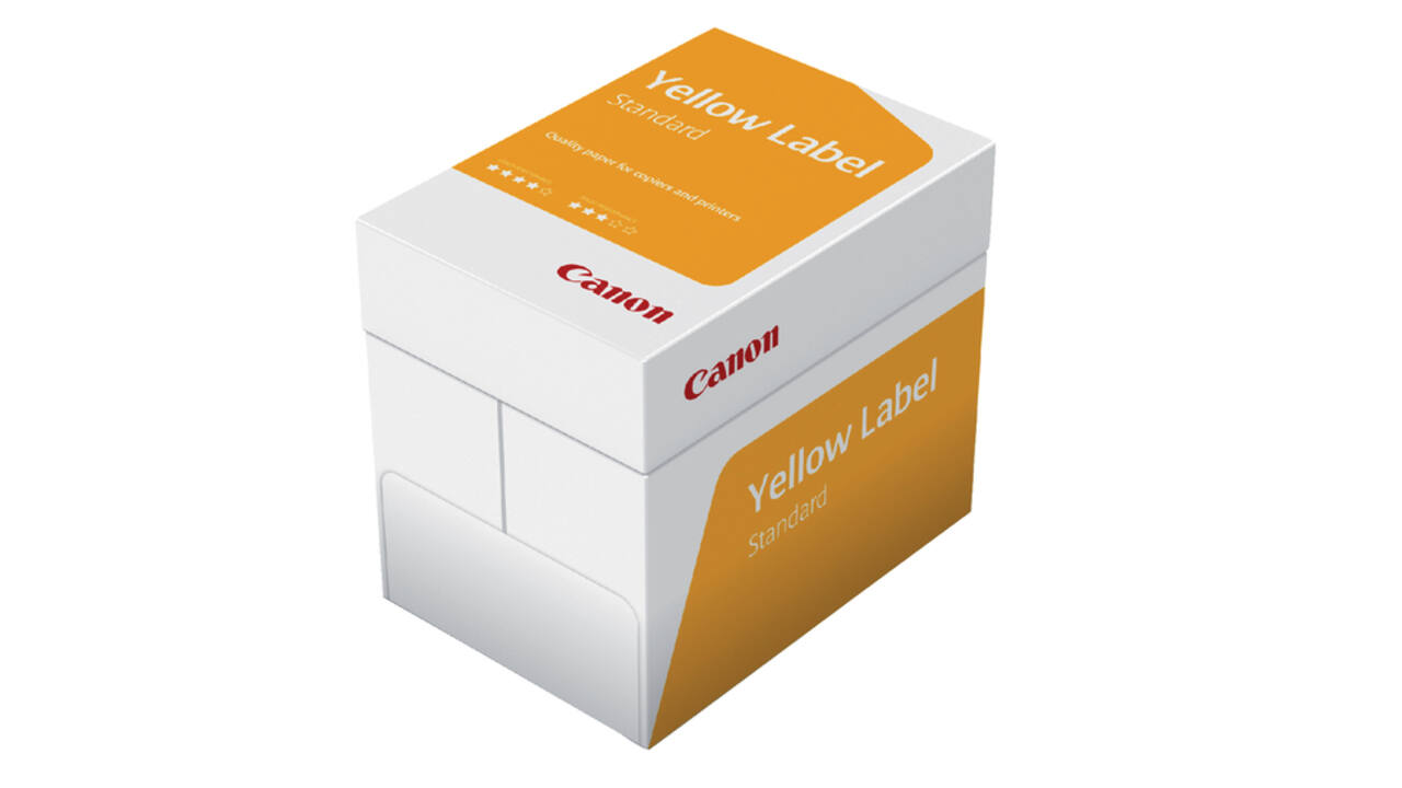 Kopieerpapier Canon Yellow Label A4 80gr wit 500 vel