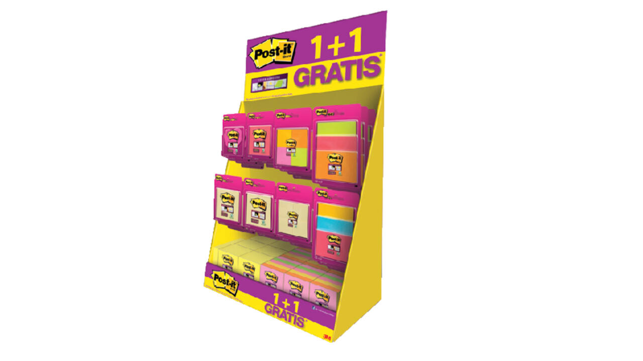 Memoblok Post-it 6920 Super Sticky 76x76mm geel