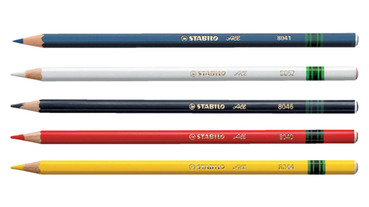 Kleurpotloden STABILO All 8052 wit