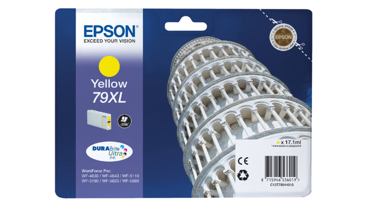 Inktcartridge Epson 79XL T7904 geel