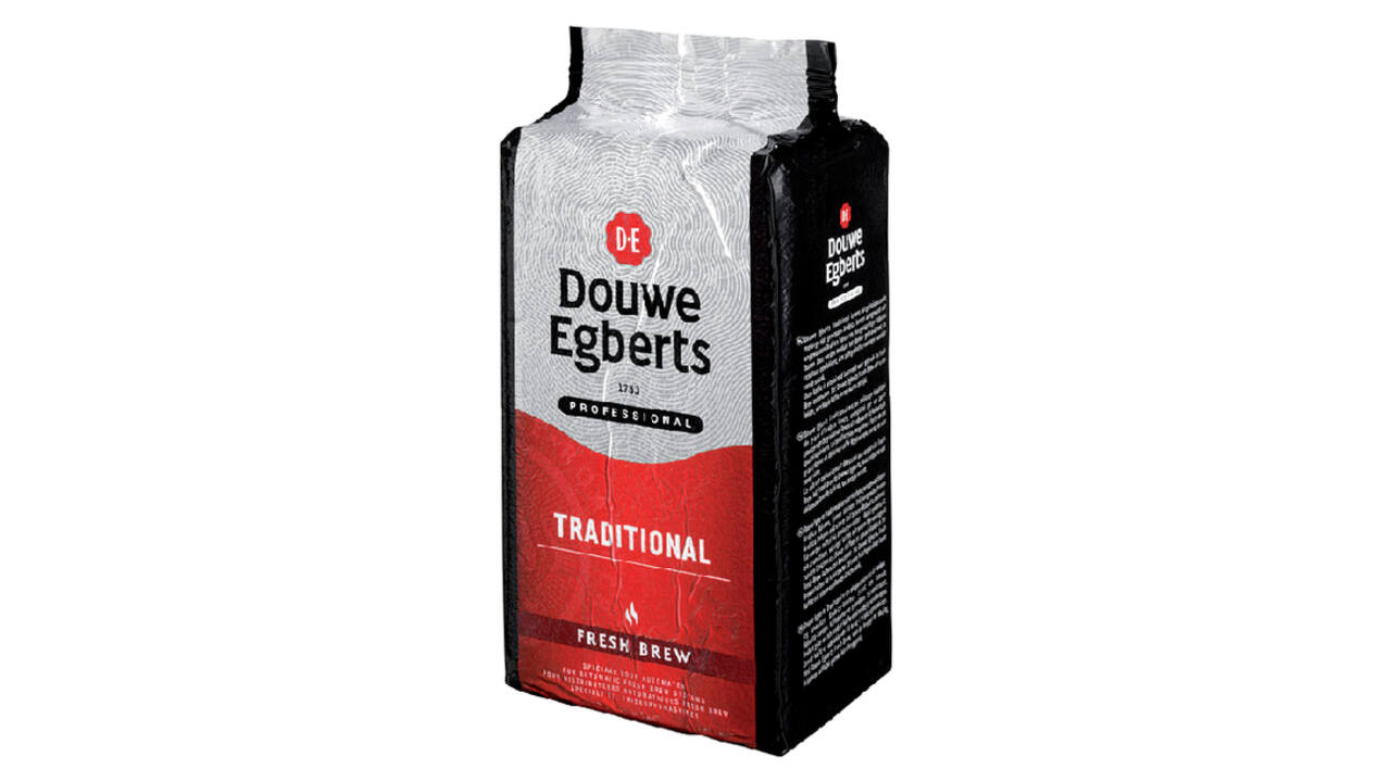Koffie Douwe Egberts Fresh Brew voor automaten 1kg