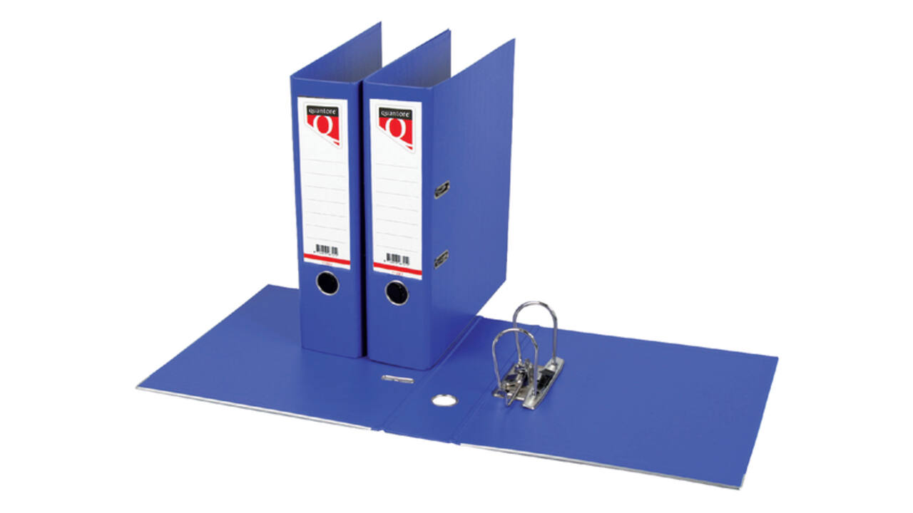 Ordner Quantore A4 80mm PP blauw