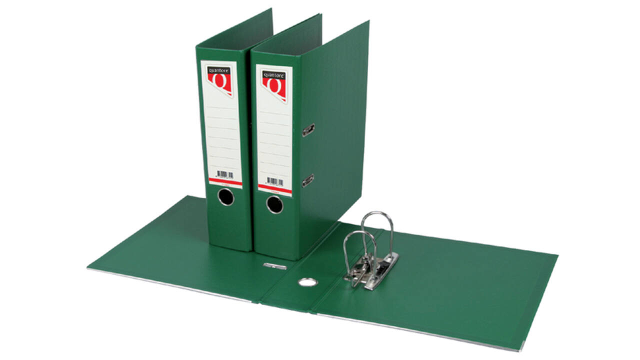 Ordner Quantore A4 80mm PP groen