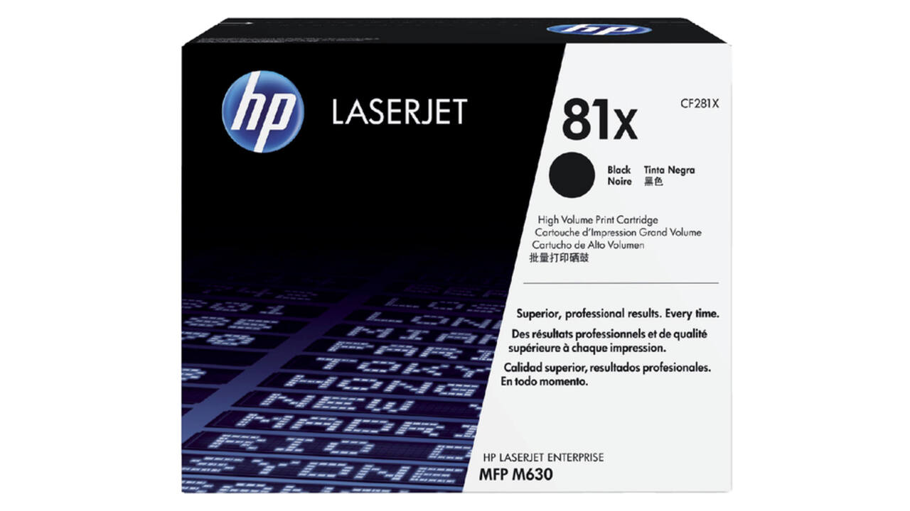 Tonercartridge HP CF281X 81X zwart