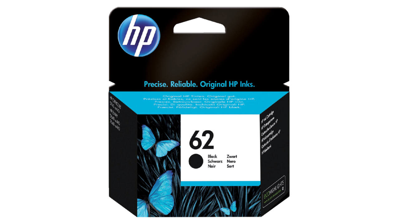 Inktcartridge HP C2P04AE 62 zwart