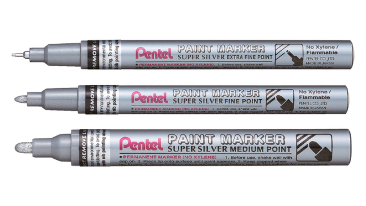 Paintmarker Pentel MSP10 1.5mm zilver