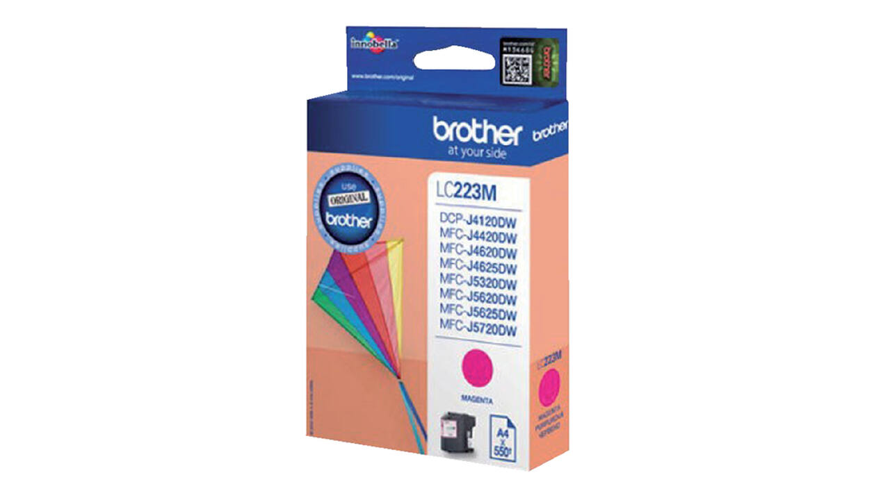 Inktcartridge Brother LC-223M rood