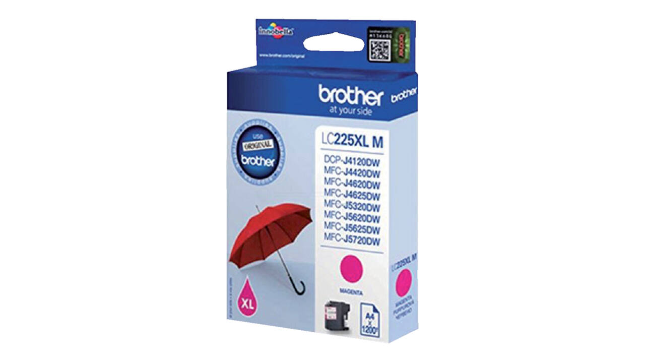 Inktcartridge Brother LC-225XLM rood