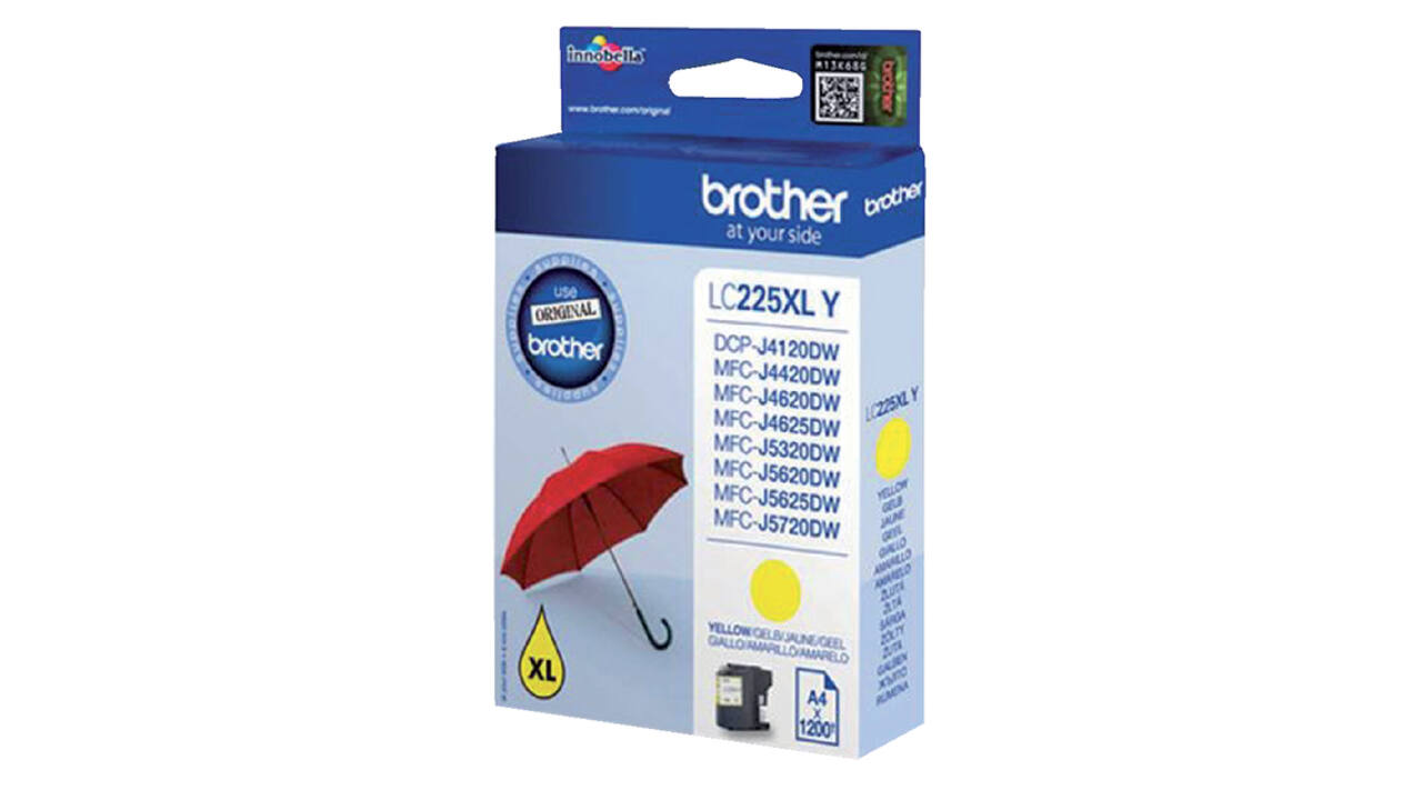 Inktcartridge Brother LC-225XLY geel