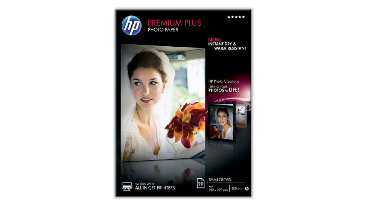 Inkjetpapier HP CR673A A4 semi glossy 300gr 20 vel