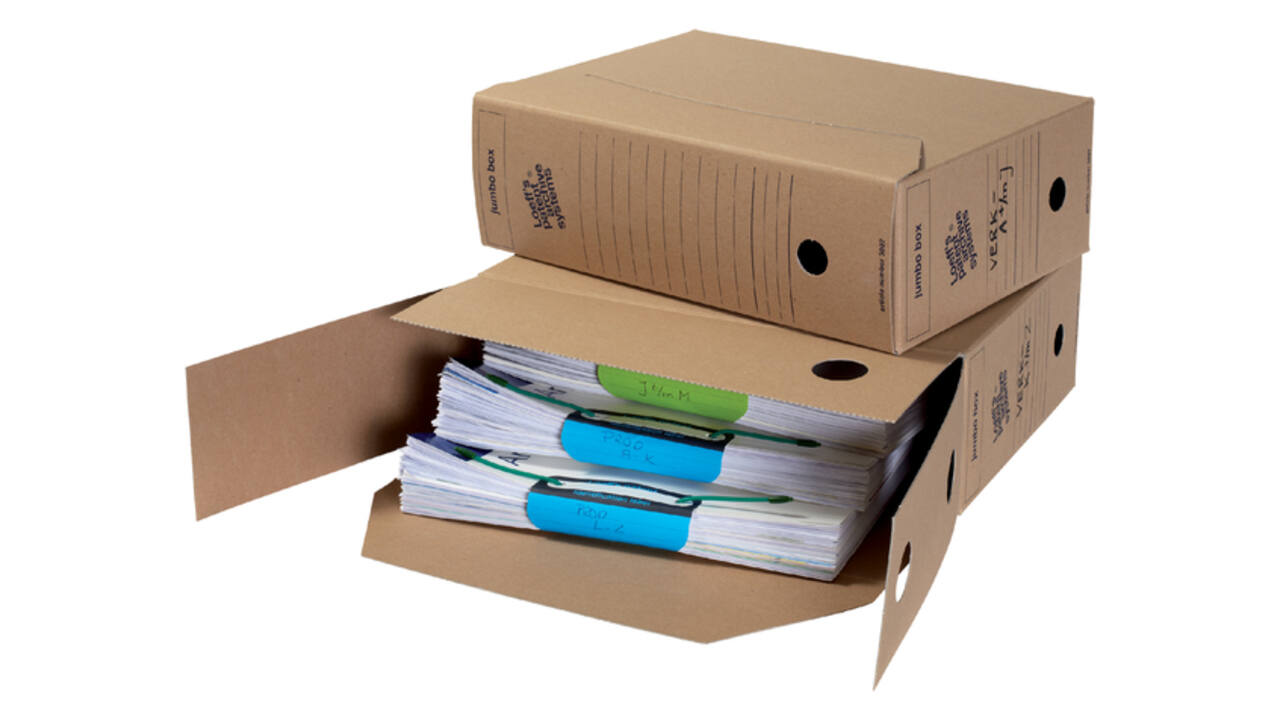 Gemeentearchiefdoos Loeff's Jumbo Box 3007 370x255x115mm