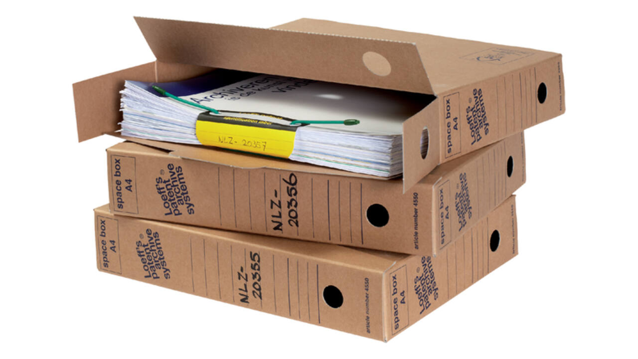 Archiefdoos Loeff's Space Box 4550 A4 320x240x60mm