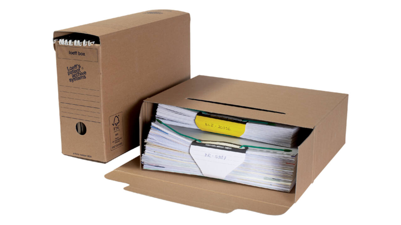 Archiefdoos Loeff's Box 3030 folio 370x260x115mm