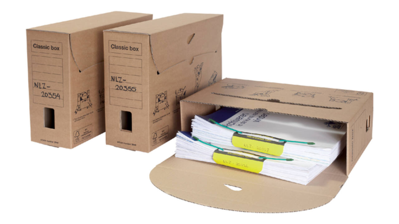 Archiefdoos Loeff's Classic Box 3040 370x260x110mm 50 stuks