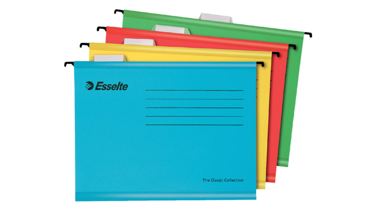 Hangmap Esselte Classic A4 V-bodem 345x240mm wit