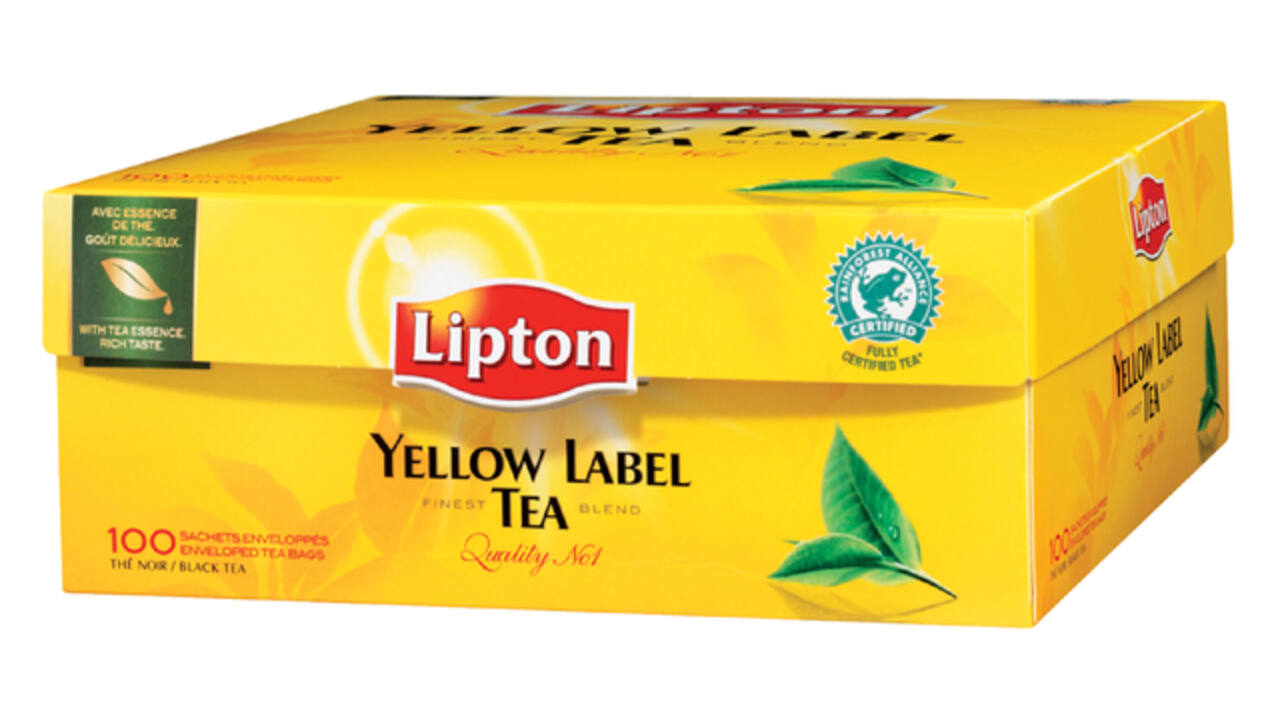 Thee Lipton yellow label zonder envelop 100x1.5gr
