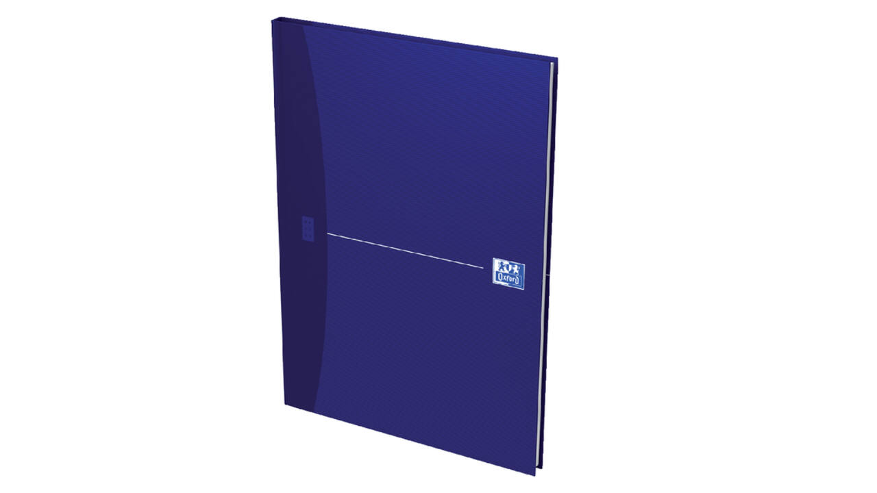 Notitieboek Oxford Office Essentials A4 lijn 192 pagina' s 80gr blauw