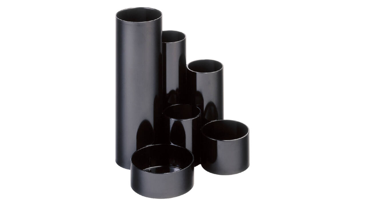 Pennenkoker MAUL Tubo zwart 6-vaks Ø150x125mm
