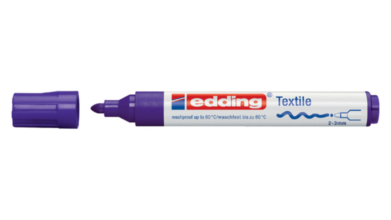 Textielmarker edding 4500 rond 2-3mm violet