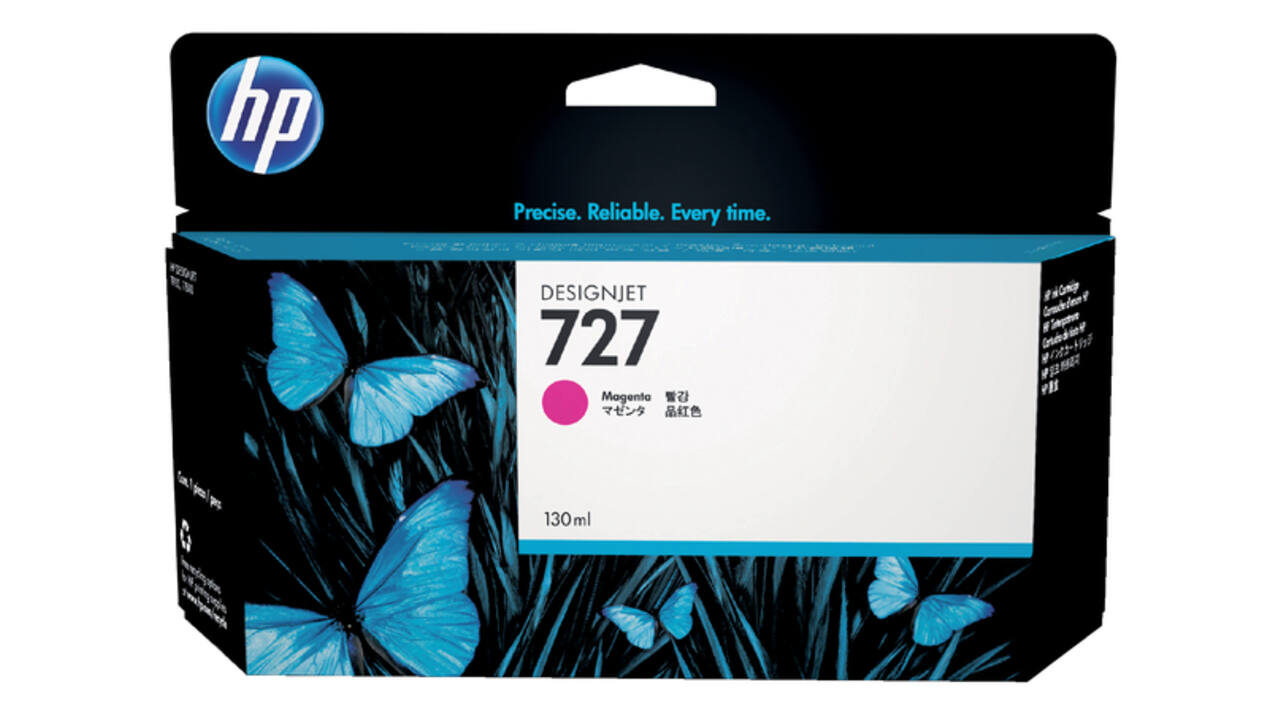 Inktcartridge HP B3P20A 727 rood