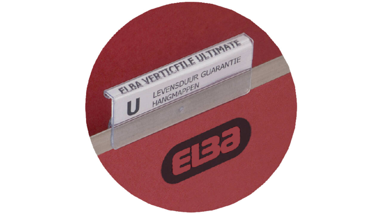 Ruiters Elba tbv vertifile hangmappen 65mm transparant 25 stuks