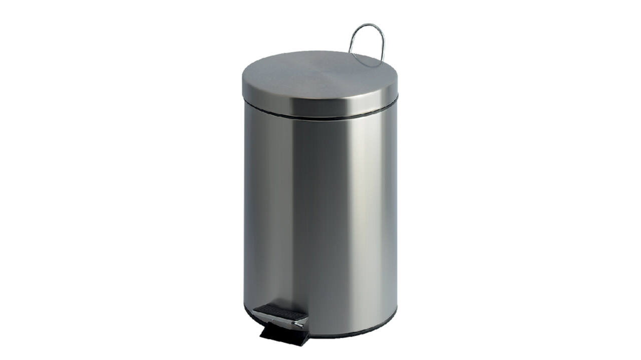Pedaalemmer V-part 20 liter mat rvs
