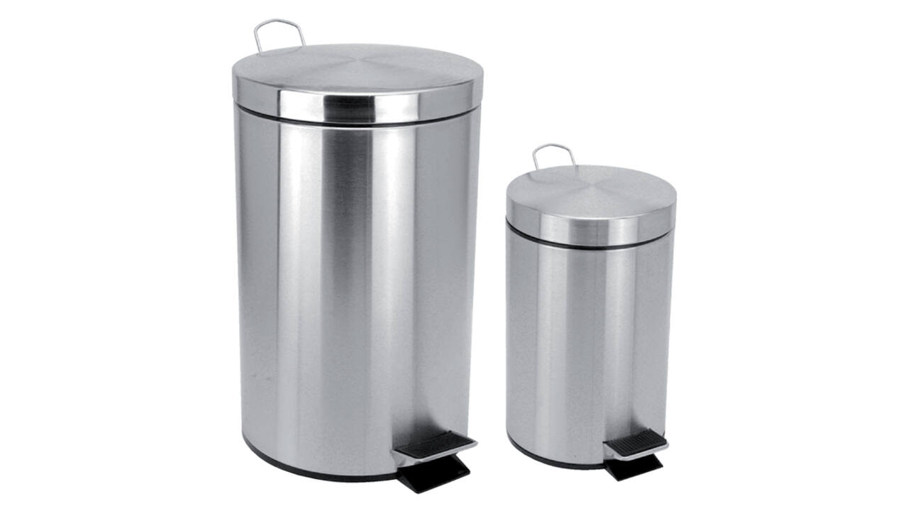 Pedaalemmer V-part 3 liter mat rvs