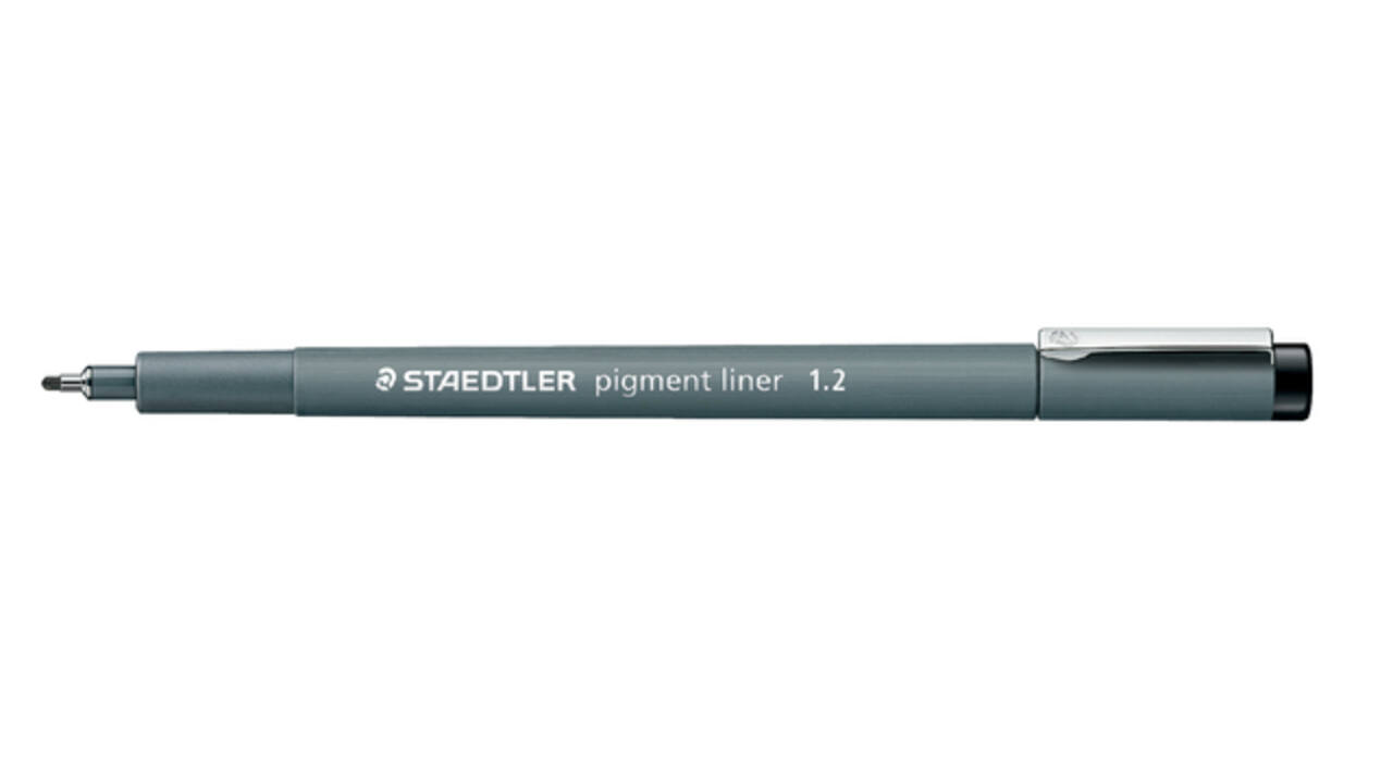 Fineliner Staedtler Pigment 308 zwart 1.2mm