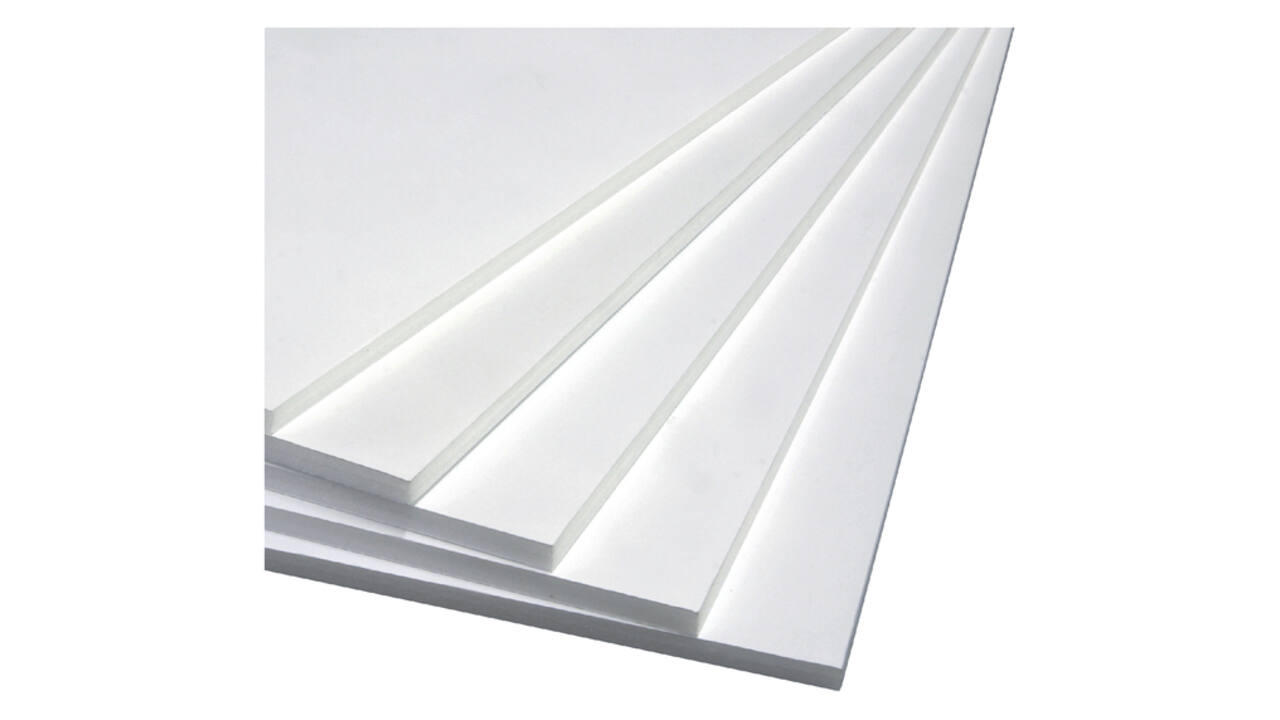 Foamboard 70x100cm 2-zijdig 5mm wit