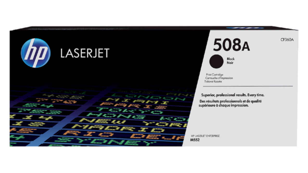 Tonercartridge HP CF360A 508A zwart