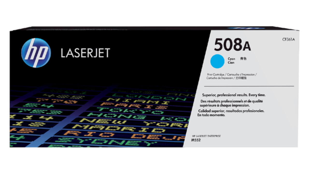 Tonercartridge HP CF361A 508A blauw