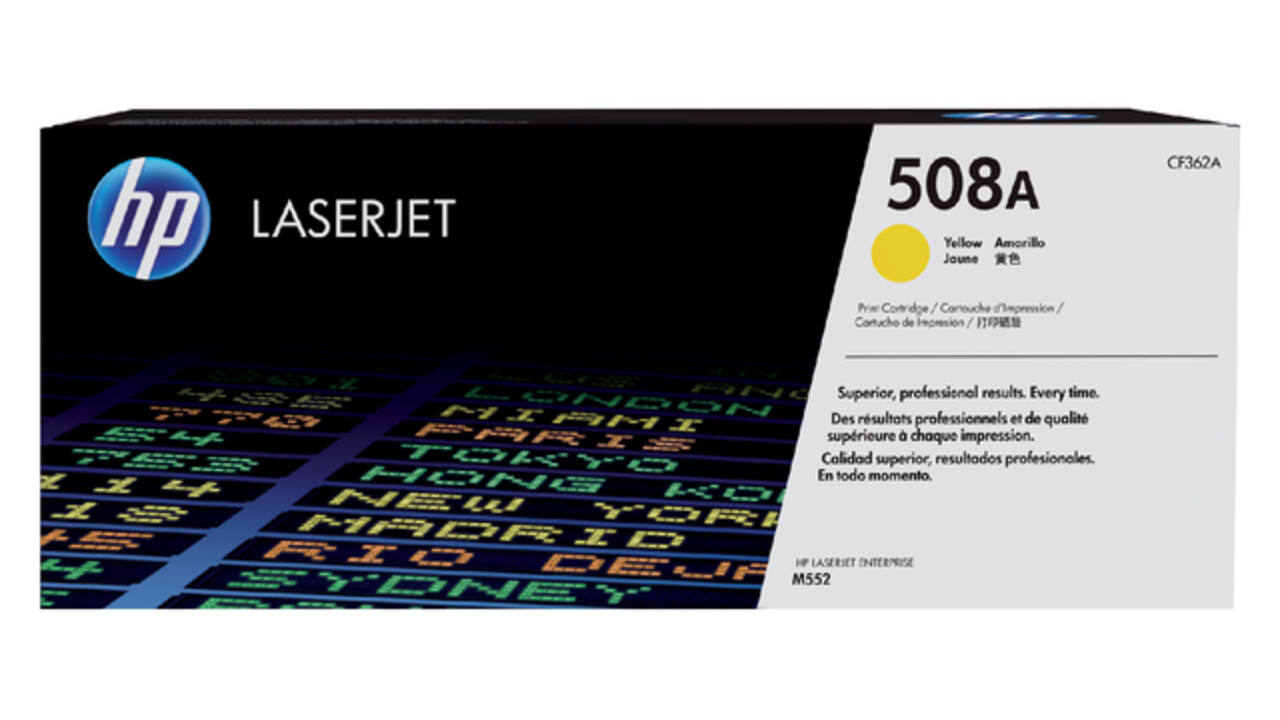 Tonercartridge HP CF362A 508A geel
