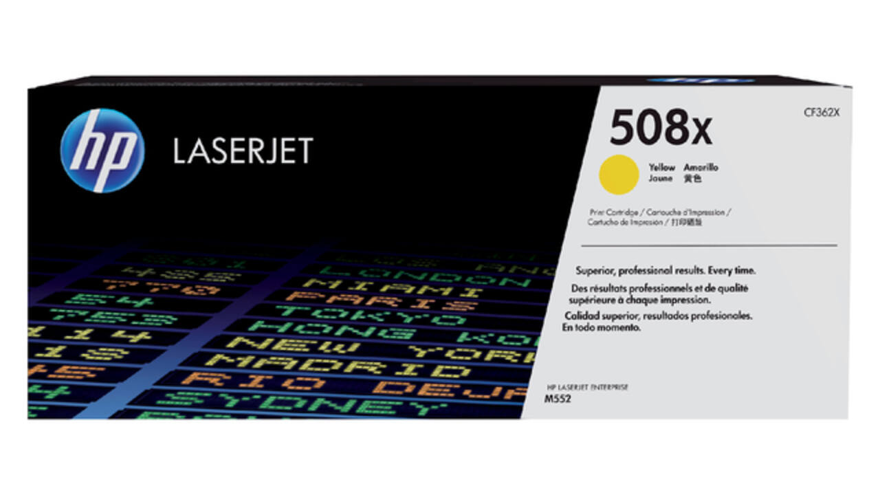 Tonercartridge HP CF362X 508X geel
