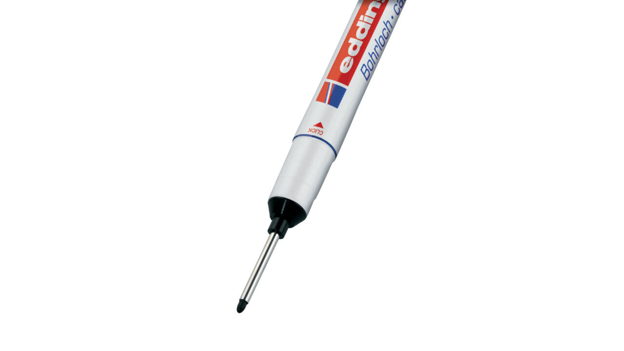 Viltstift edding 8850 timmerman rond 0.7mm zwart blister à 1 stuk
