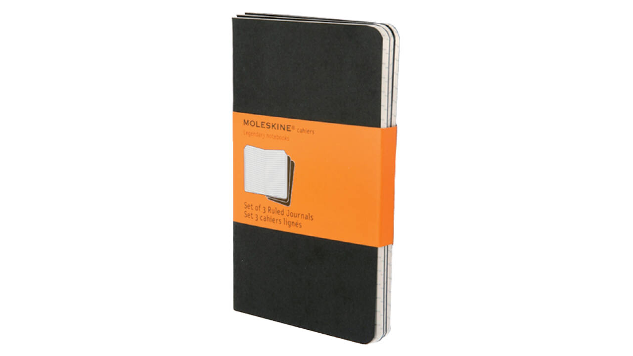 Schrift Moleskine pocket 90x140mm lijn 120 pagina's zwart