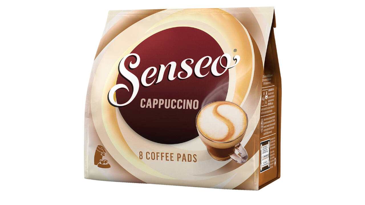 Koffiepads Douwe Egberts Senseo cappuccino 8 stuks