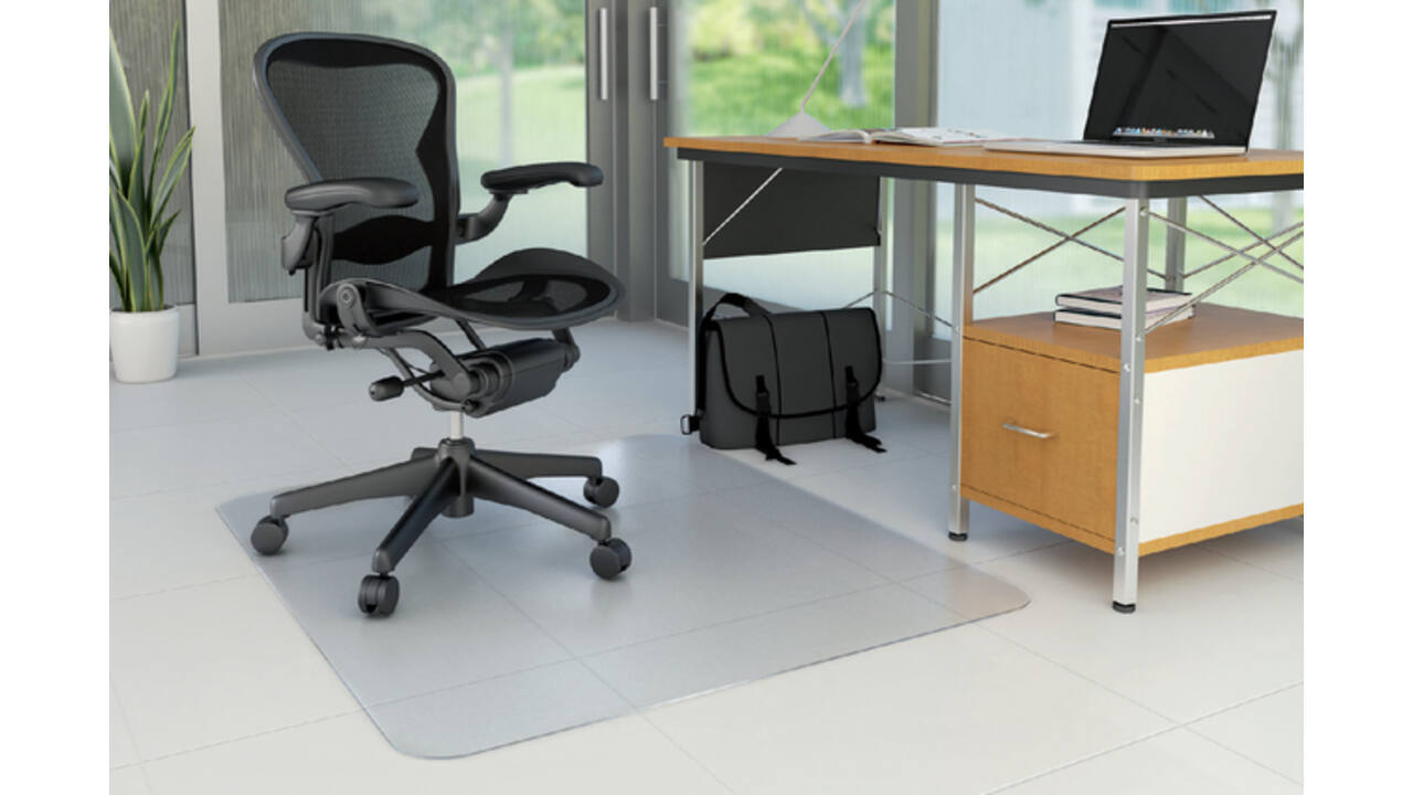 Stoelmat Rillstab 97100 90x120cm voor harde vloer