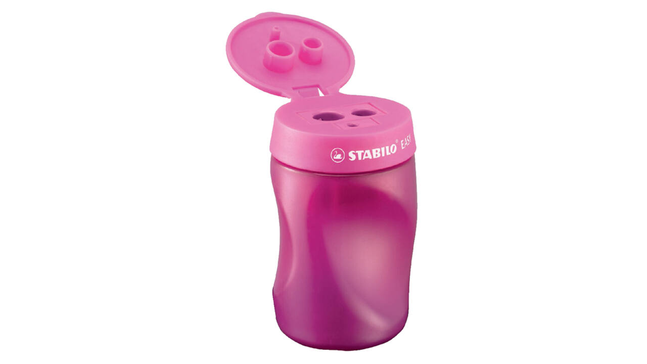 Puntenslijper STABILO Easy 4501 3 in 1 linkshandig roze