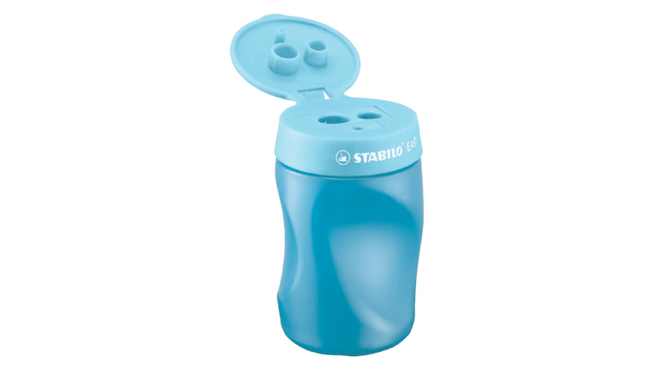 Puntenslijper STABILO Easy 4501 3 in 1 linkshandig blauw