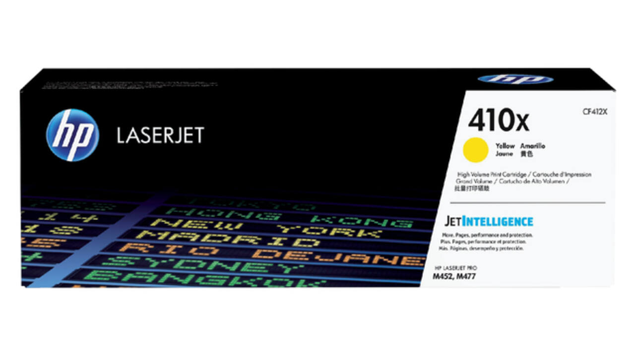 Tonercartridge HP CF412X 410X geel