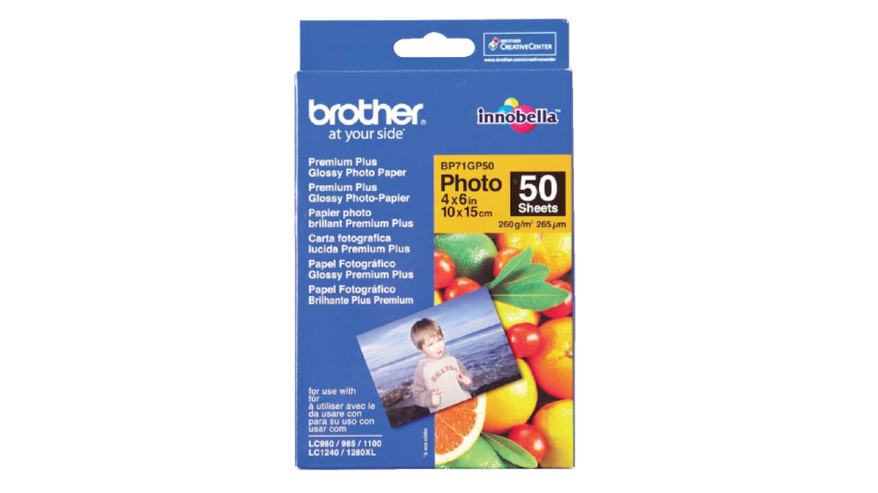 Fotopapier Brother BP-71 10x15cm 260gr glossy 50 vel