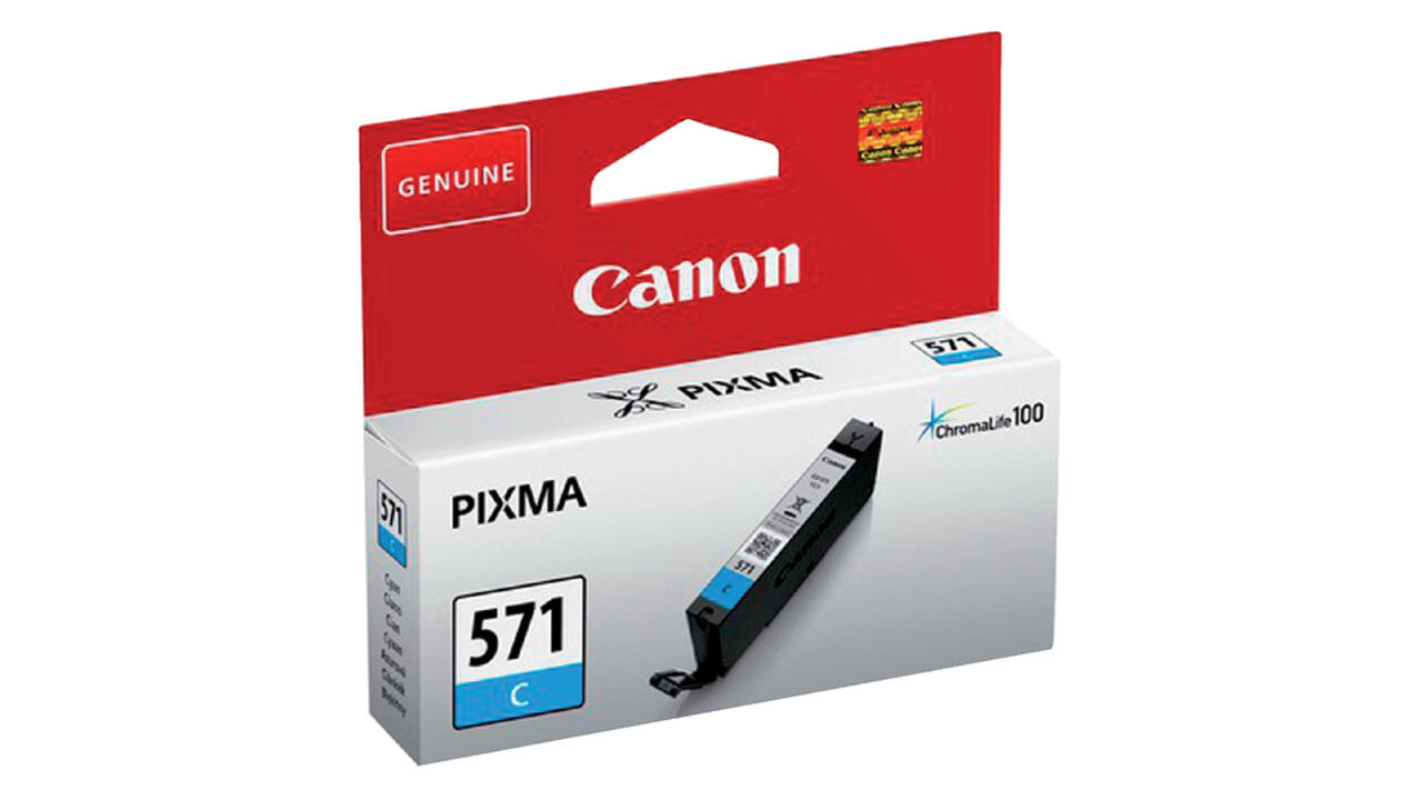 Inktcartridge Canon CLI-571 blauw